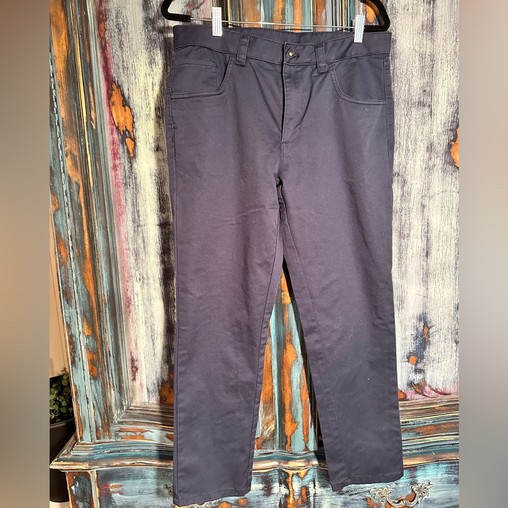 Van Hausen navy Flex trousers/ pants 32 x 30